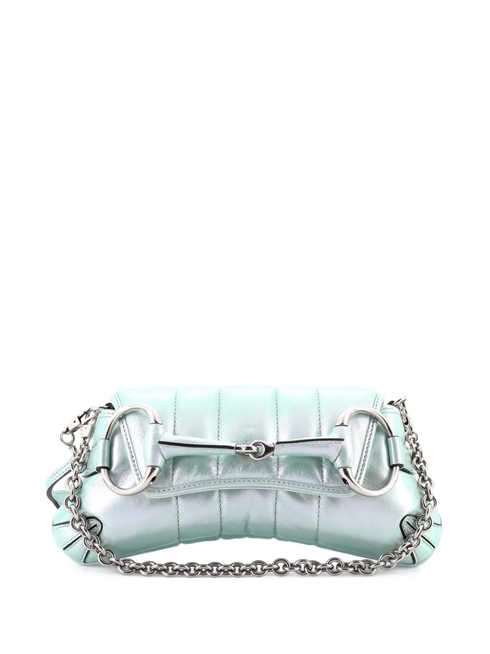 Horsebit Chain Vertical Quilted Leather Small shoulder bag