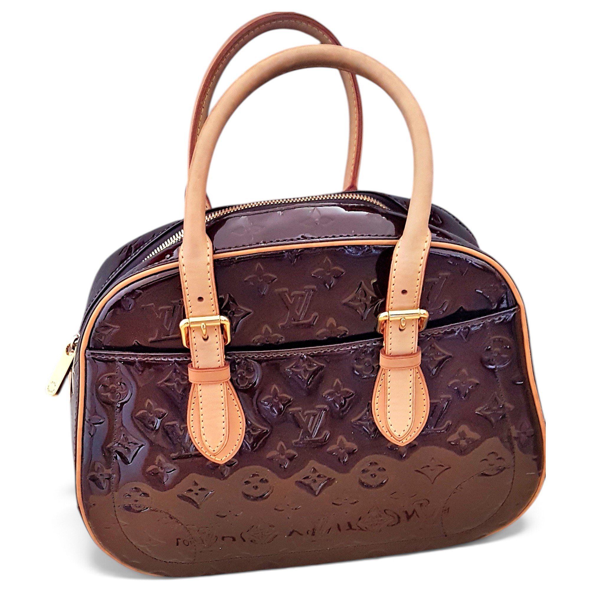 Summit patent leather handbag