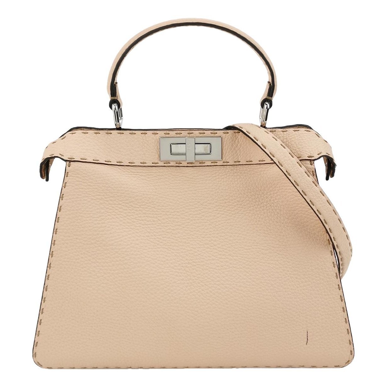 Peekaboo leather handbag