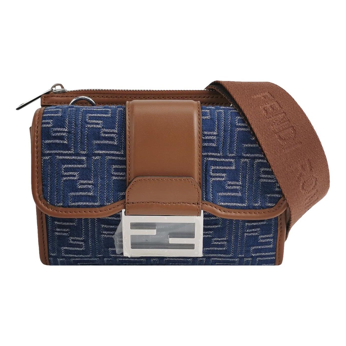 Baguette leather handbag