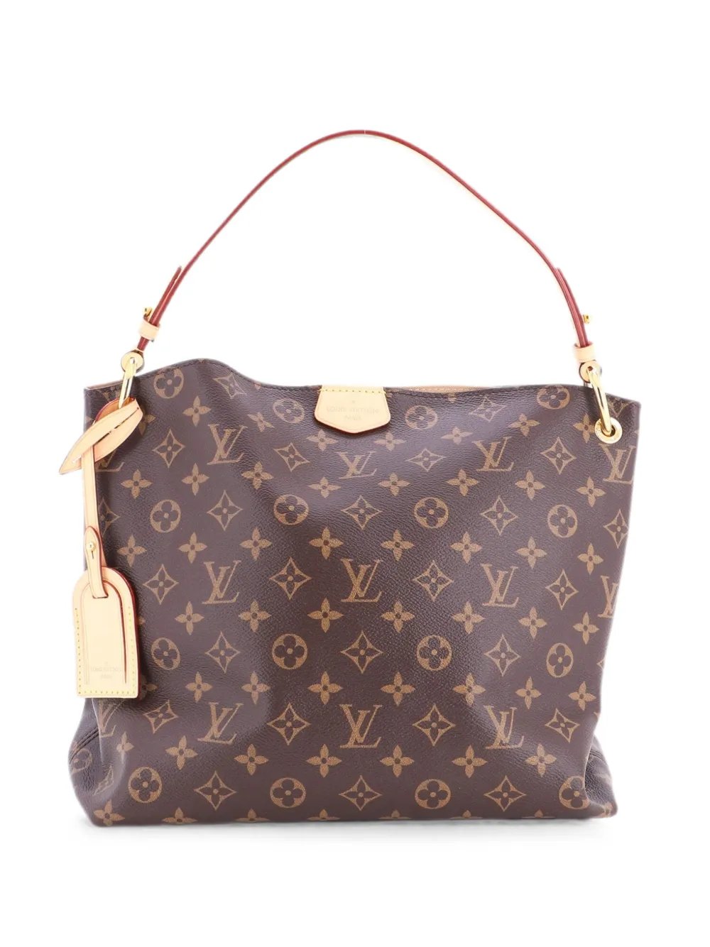 Graceful Handbag Monogram Canvas PM hobo bag