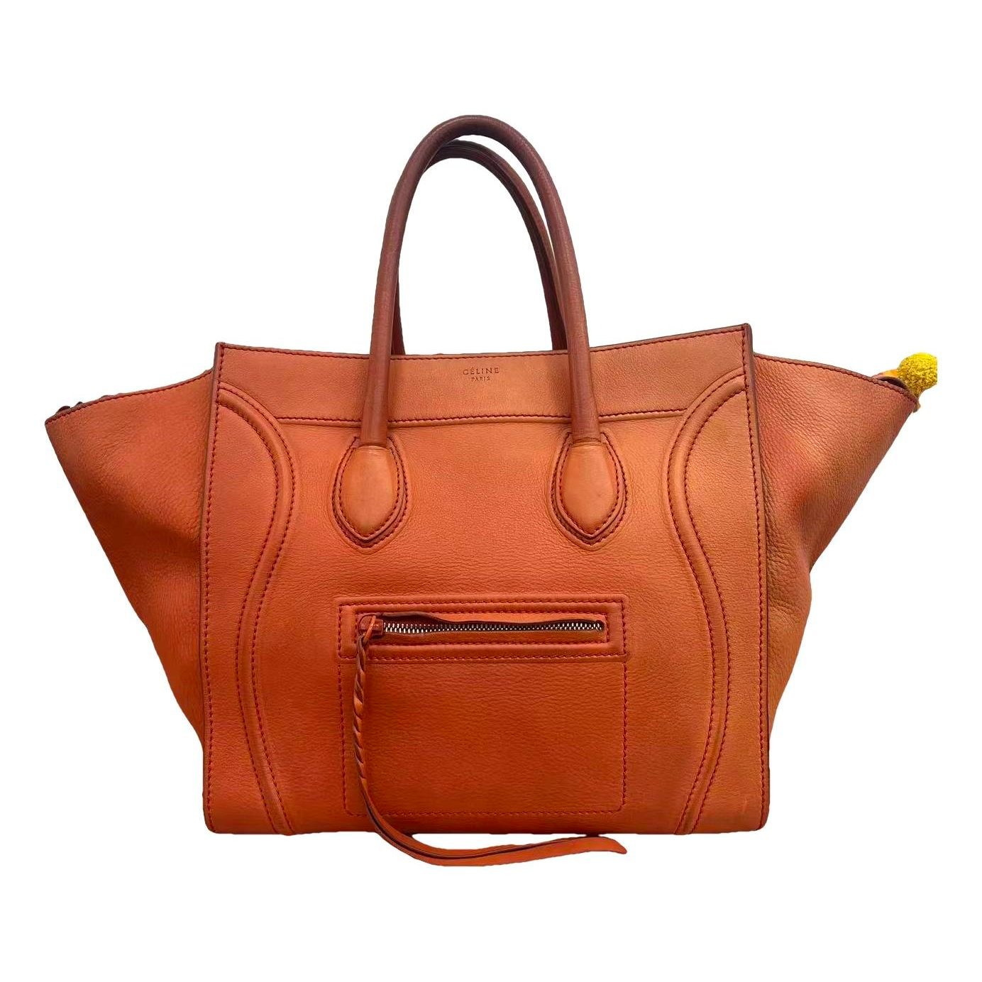 Luggage leather handbag