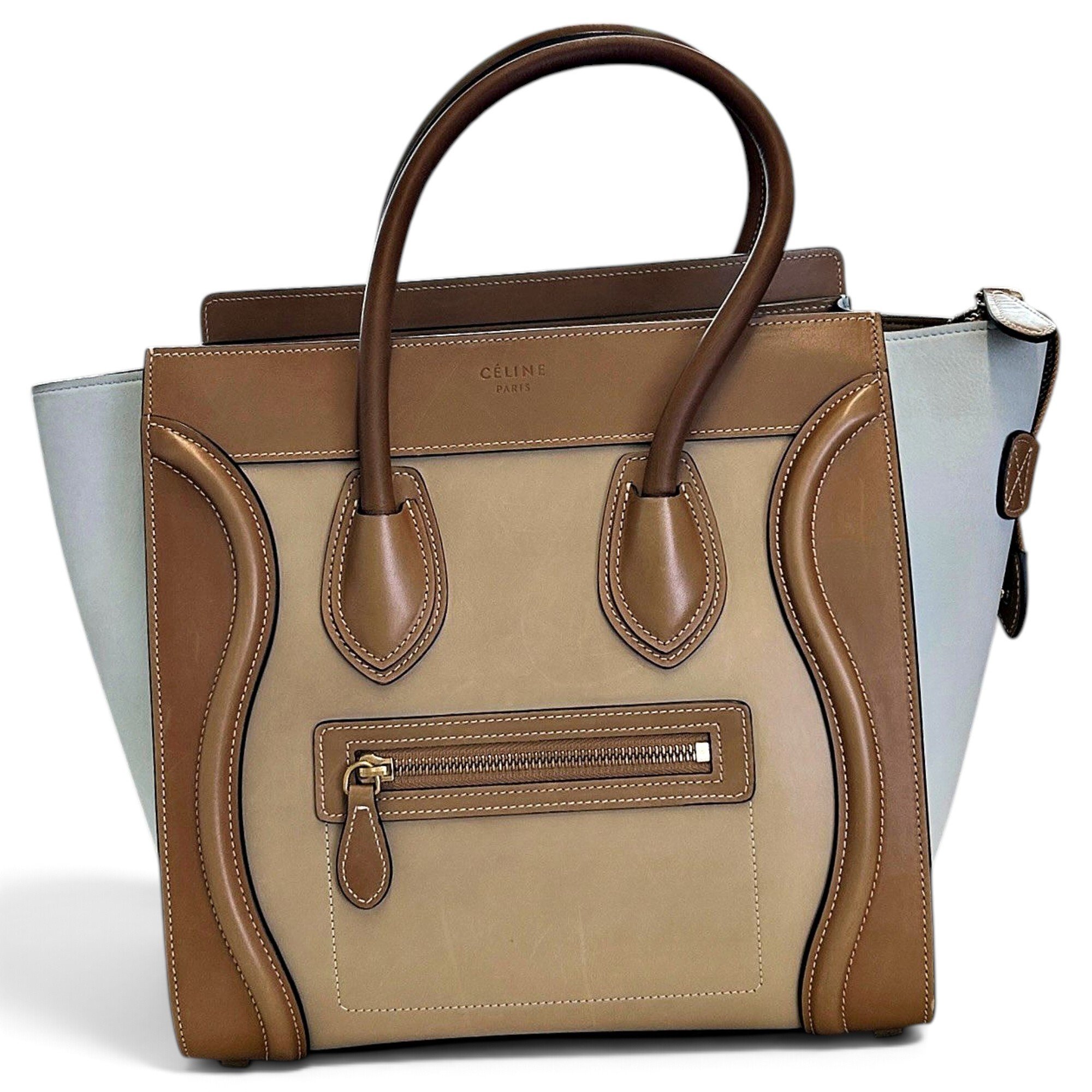 Luggage leather handbag