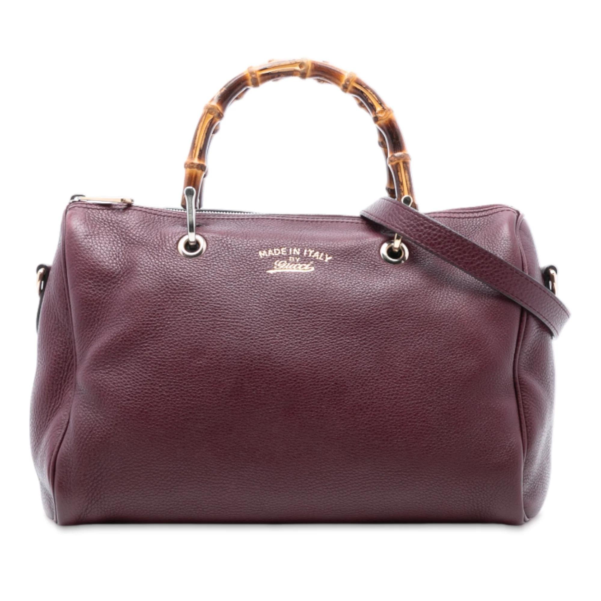 Bamboo pony-style calfskin bag