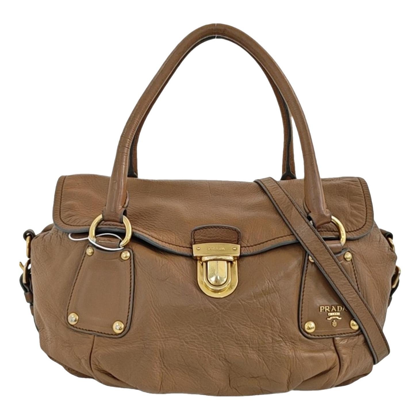 Leather handbag