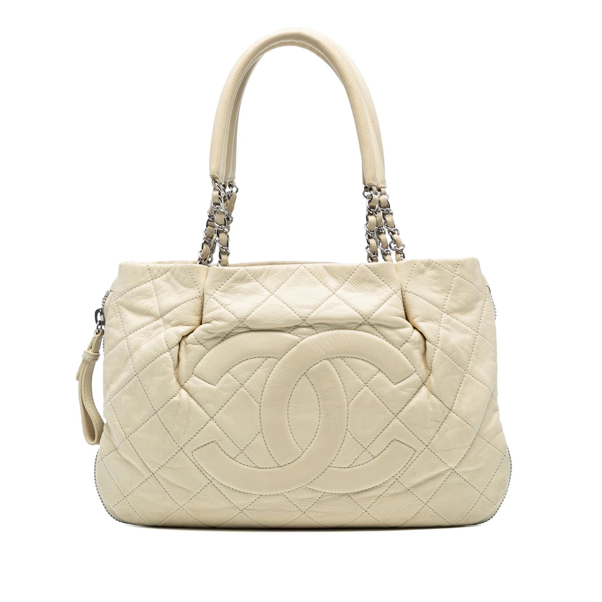 Leather tote