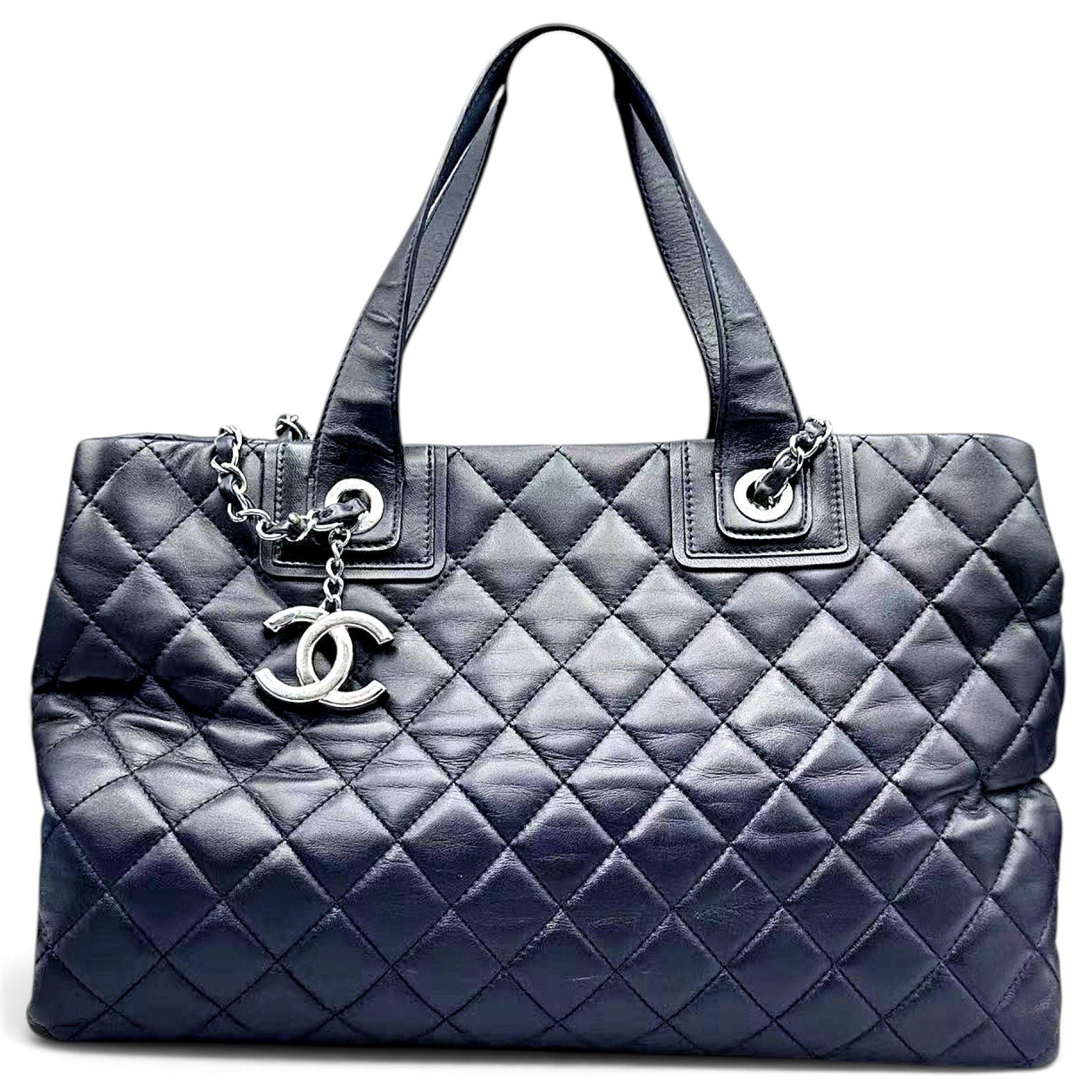 Grand shopping leather tote