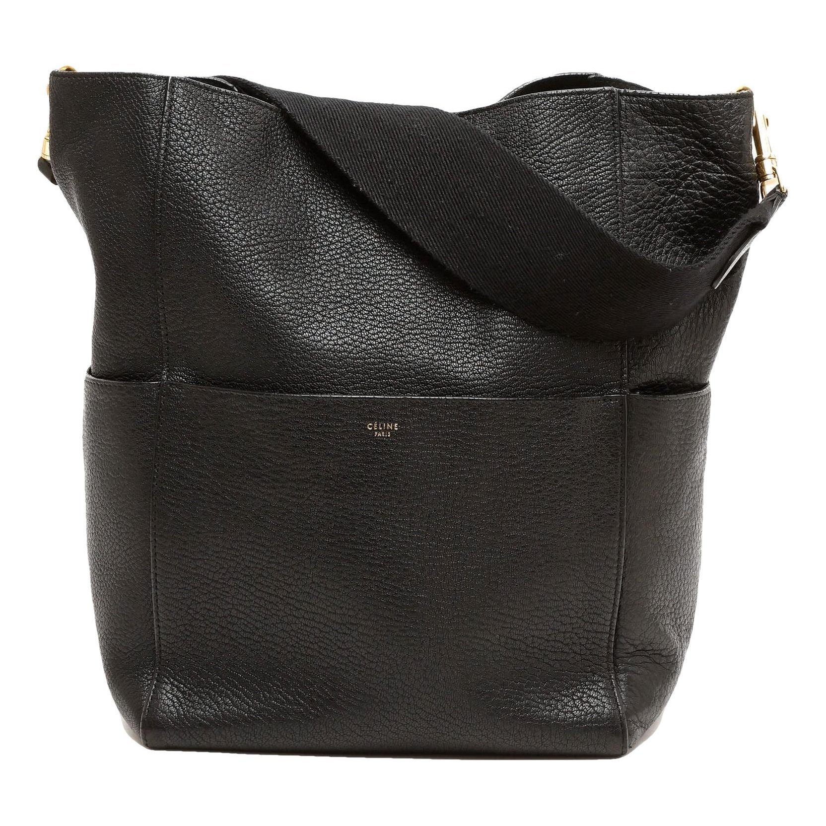 Seau Sangle leather handbag