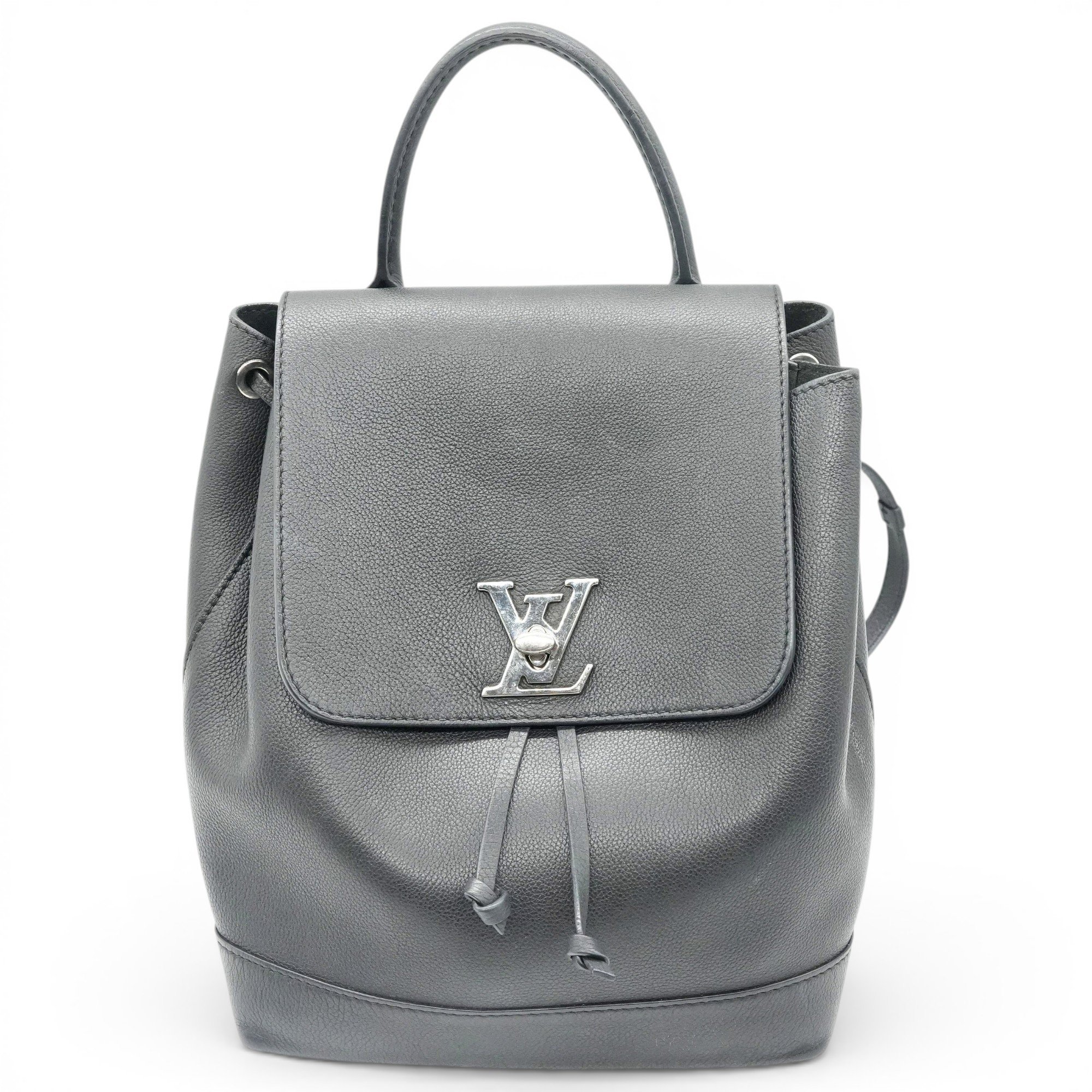 Lockme leather backpack