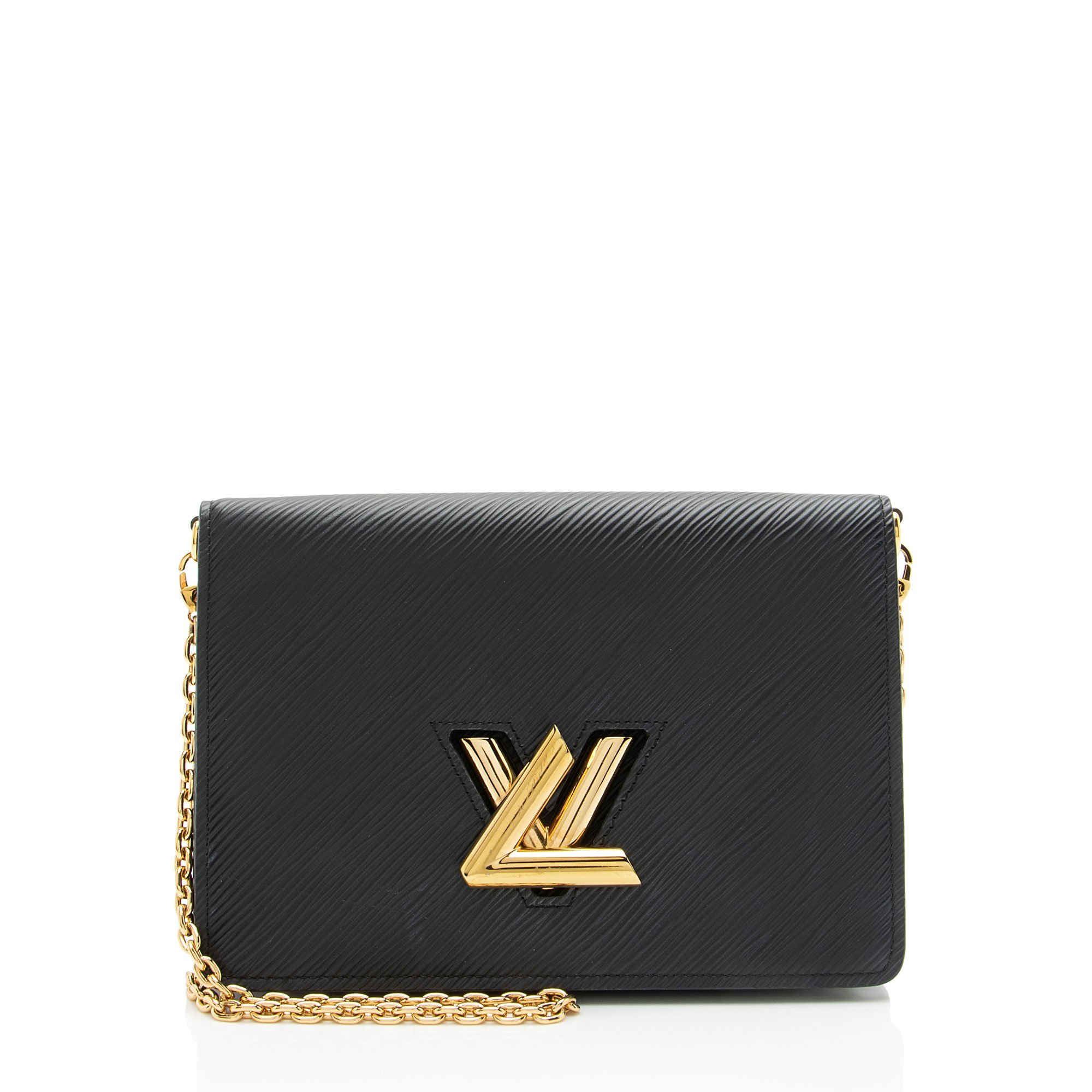 Twist leather crossbody bag