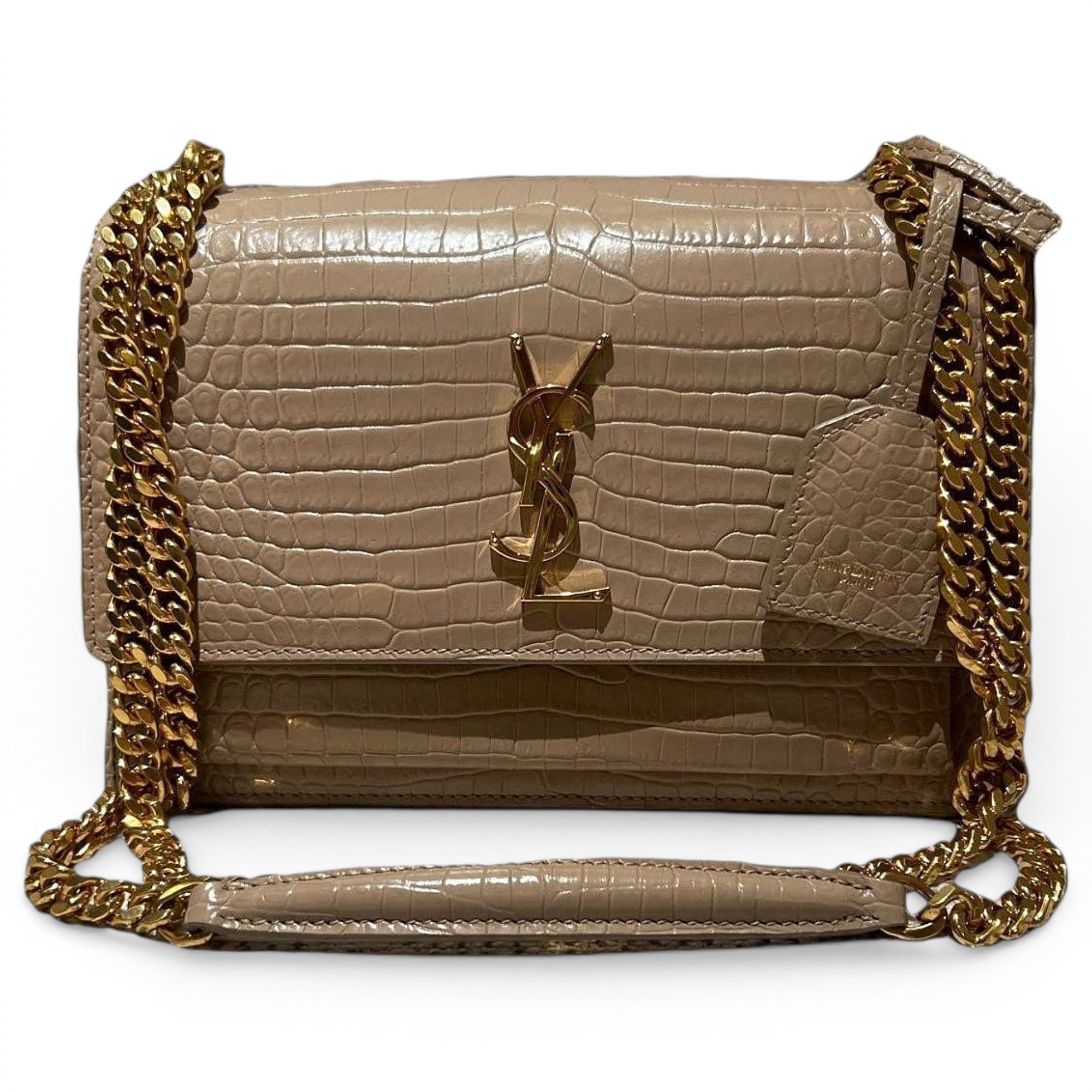 Sunset leather handbag