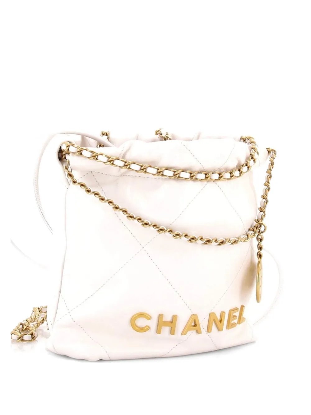 22 Chain Hobo Quilted Calfskin Mini crossbody bag