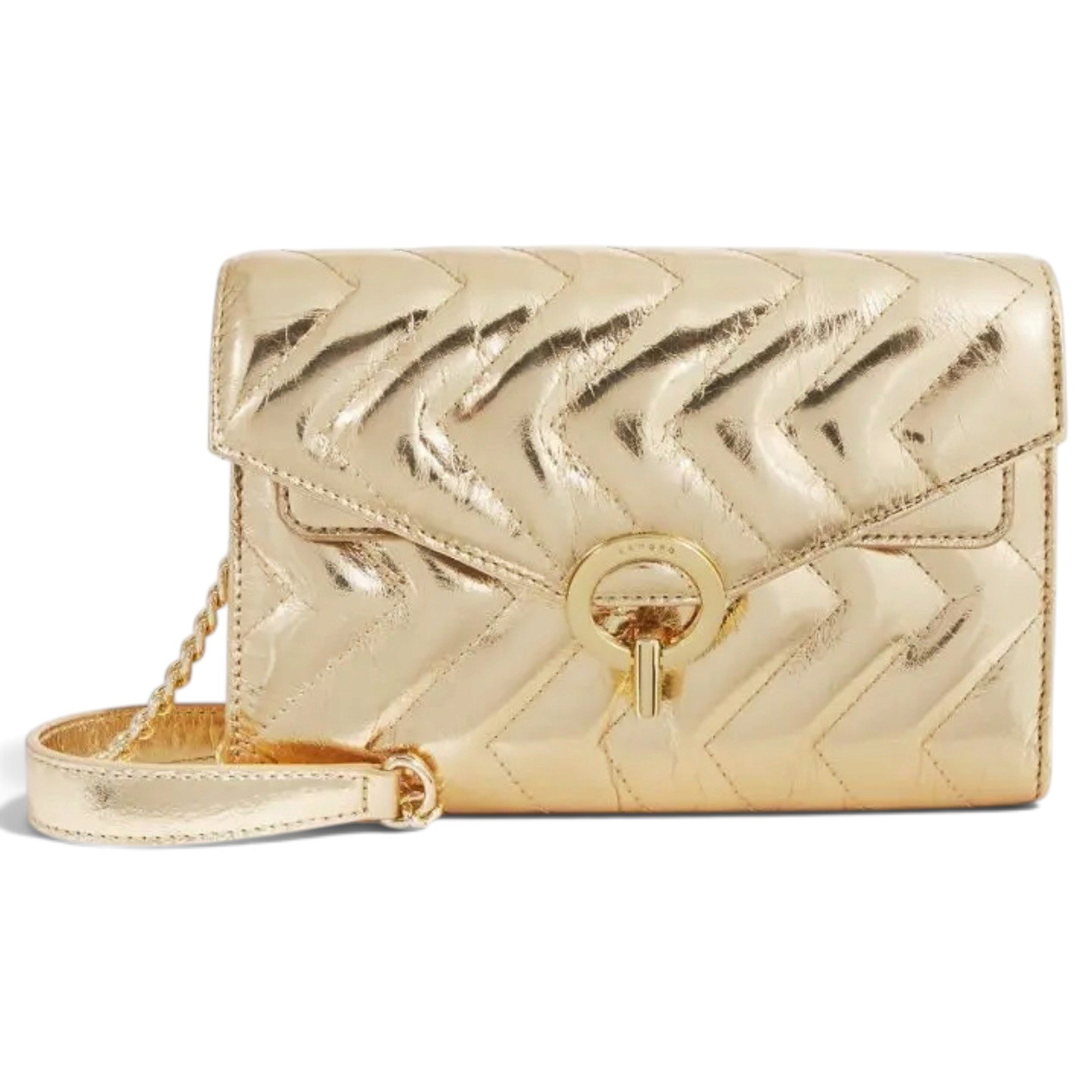 Sandro Yza leather crossbody bag
