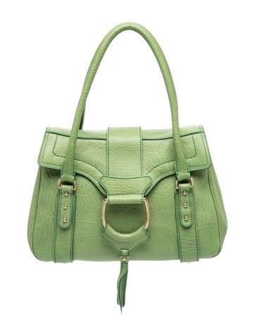 Leather Top Handle Bag