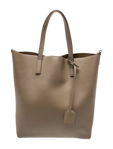 Saint Laurent Leather North/South Shopping Small