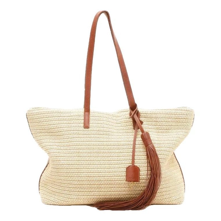 Leather tote