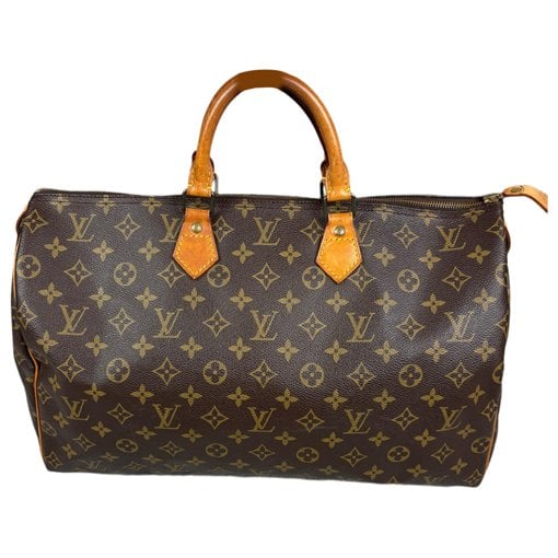 Speedy leather handbag