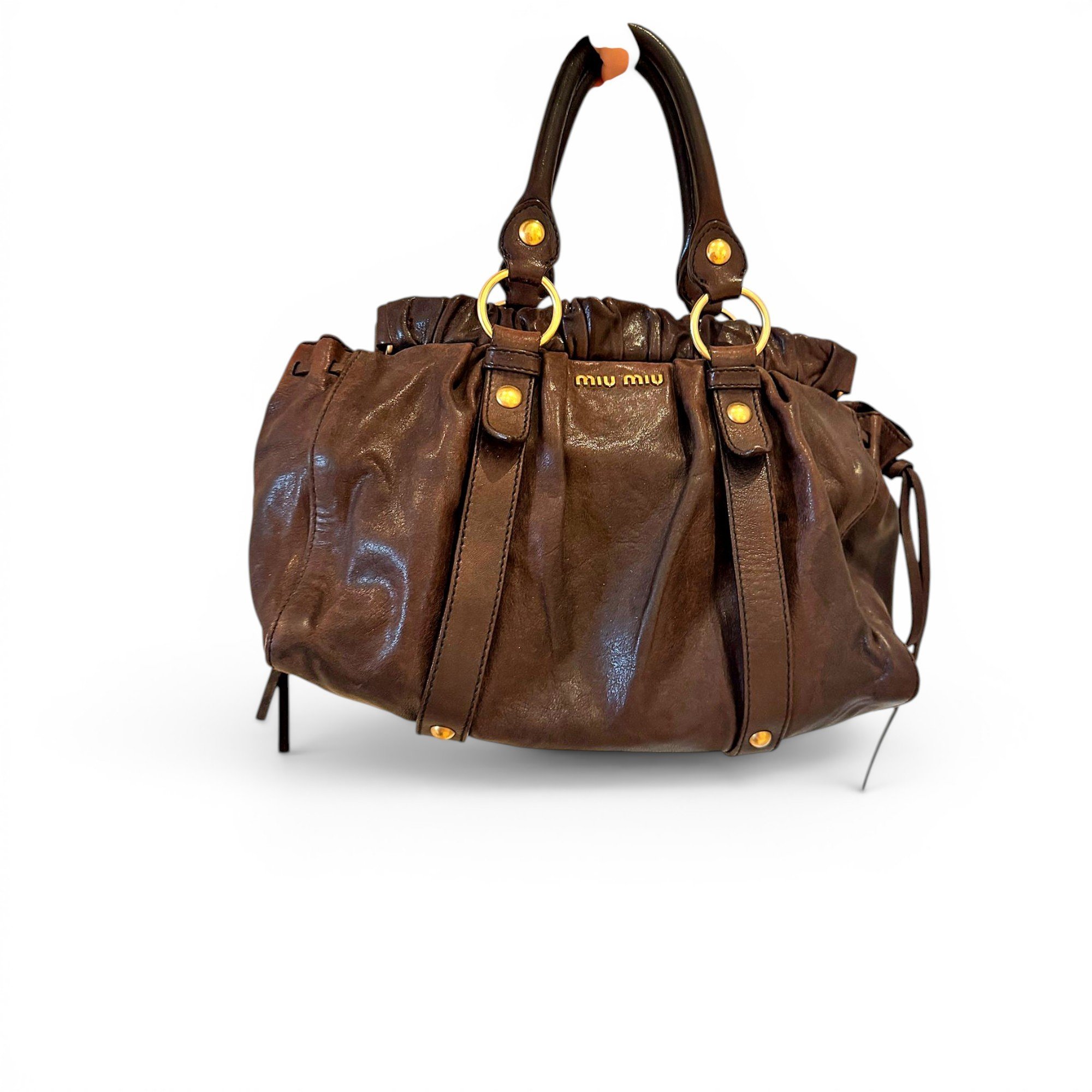 Leather handbag
