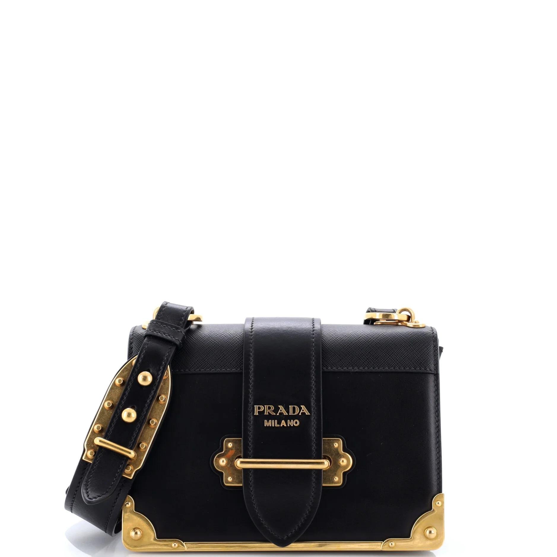 Cahier leather crossbody bag