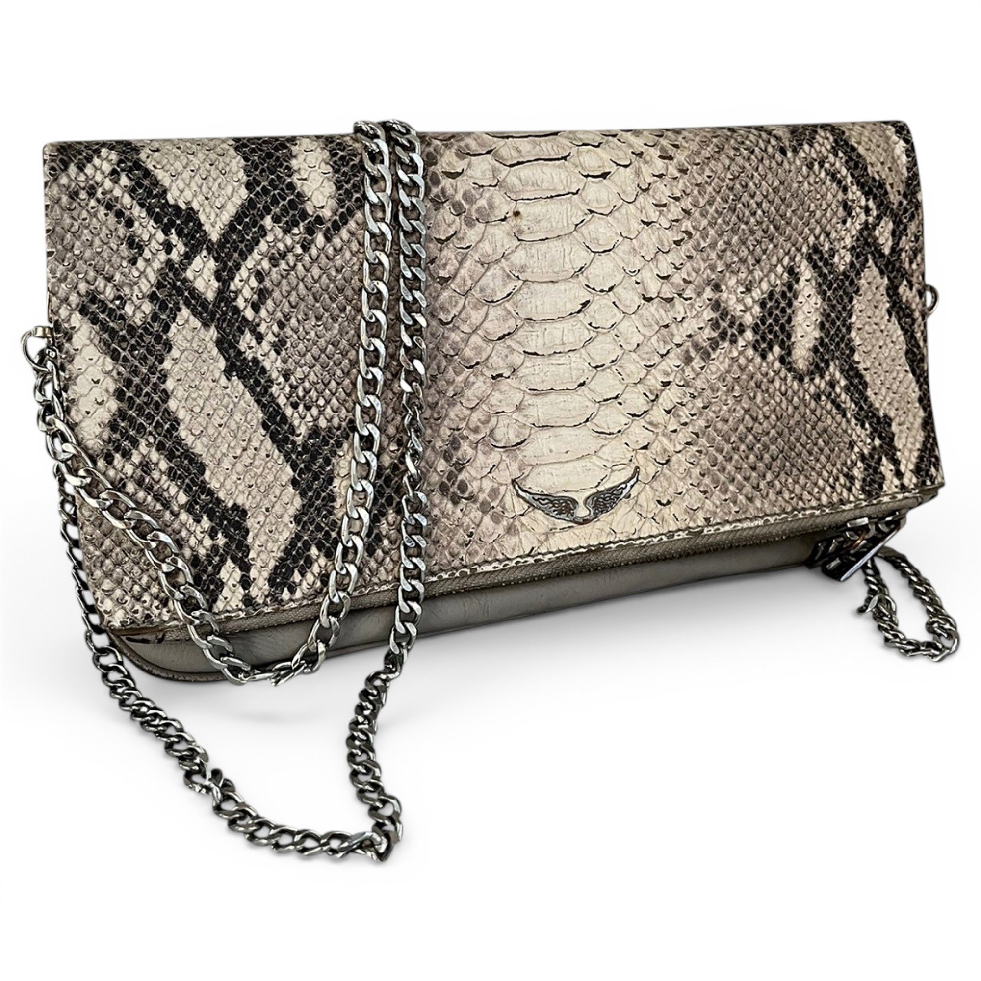 Rock leather crossbody bag