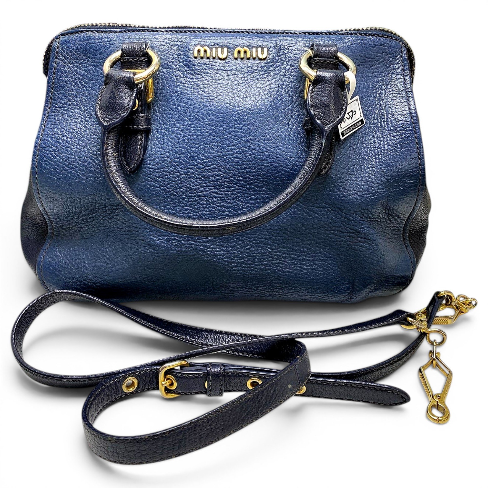 Bow bag leather handbag