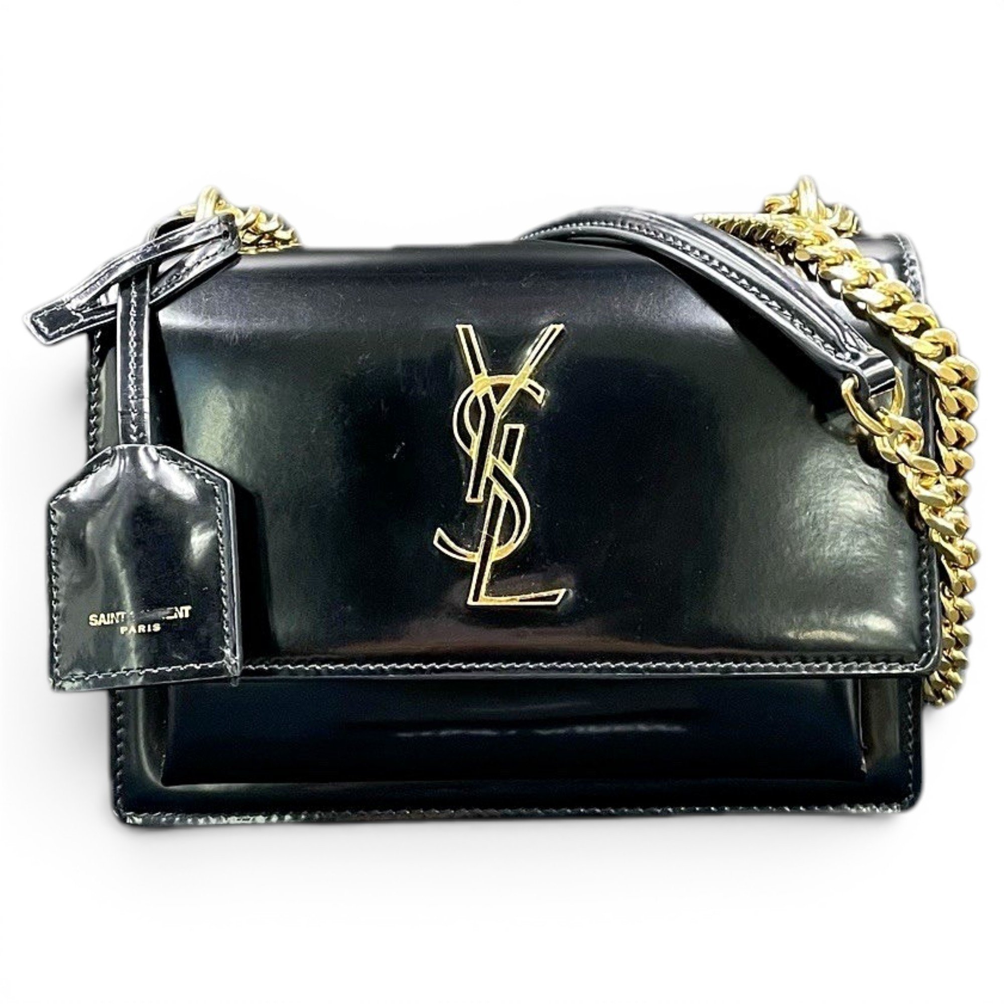 Sunset leather handbag