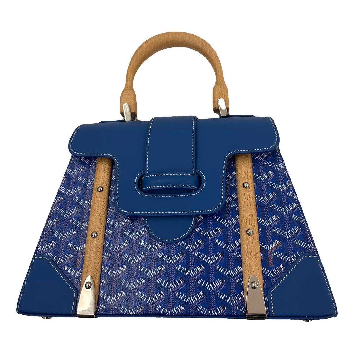 Goyard Saïgon leather handbag