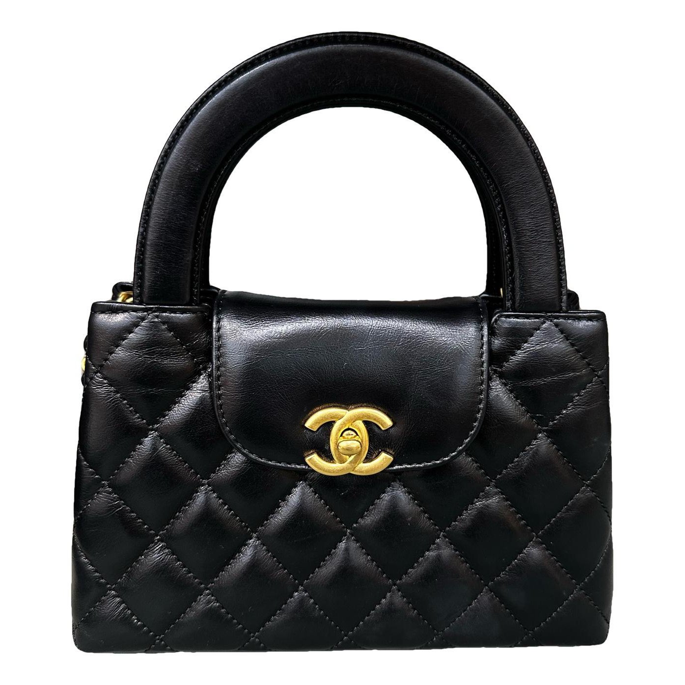 Mini Shopping leather crossbody bag