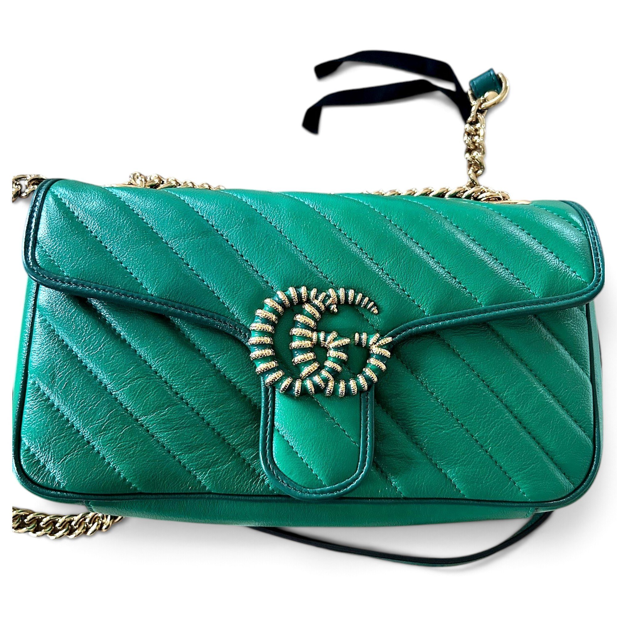 GG Marmont Chain Flap leather handbag