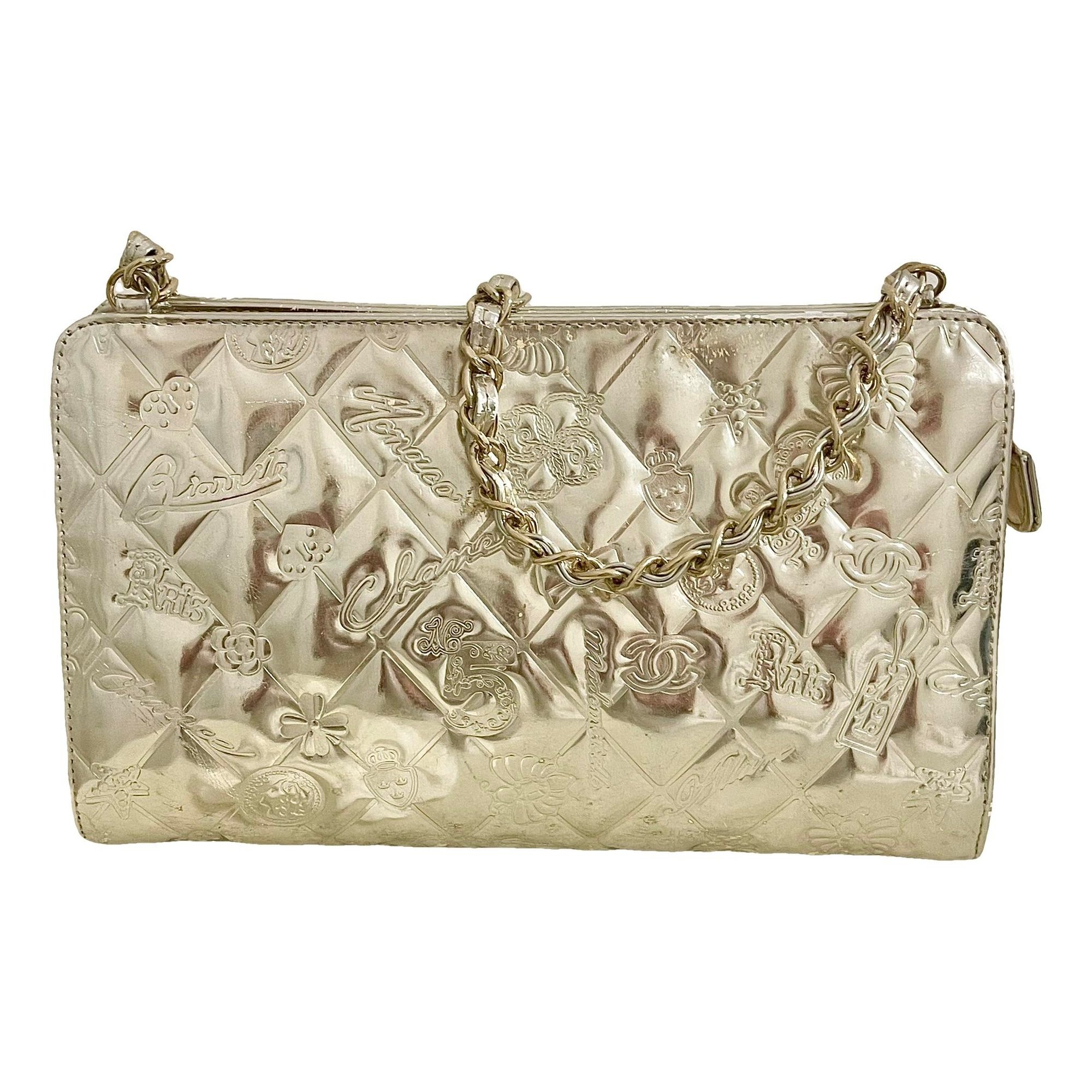 Patent leather handbag