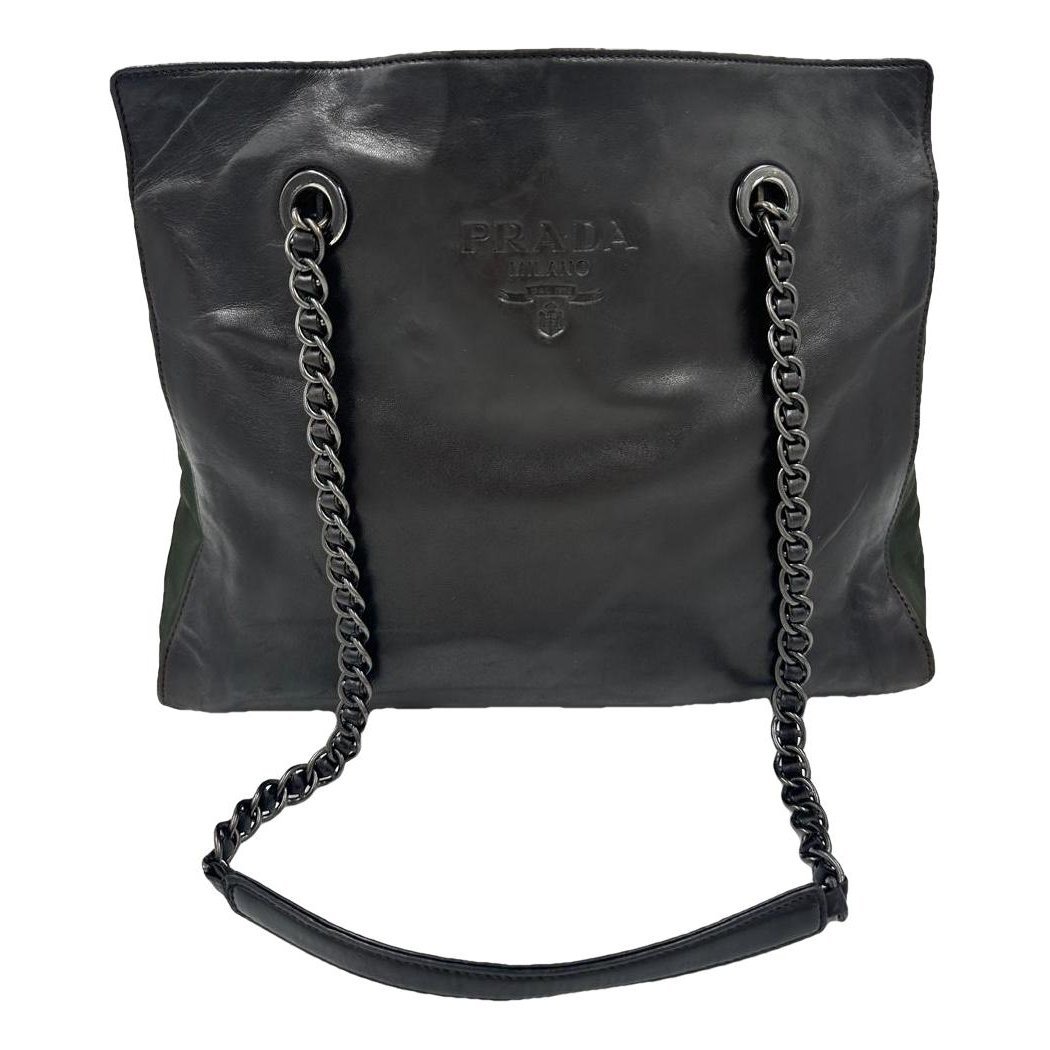 Leather handbag