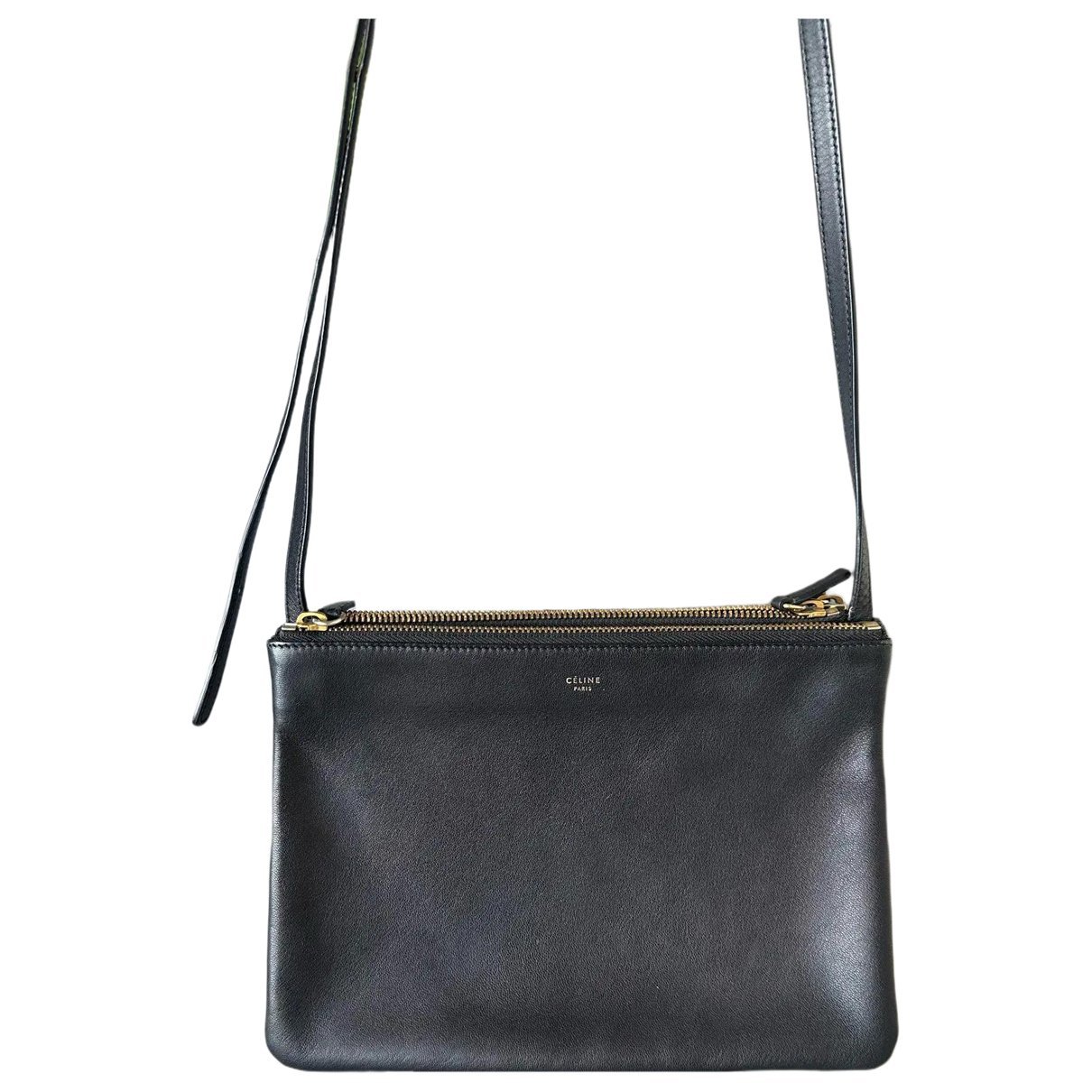 Trio leather crossbody bag
