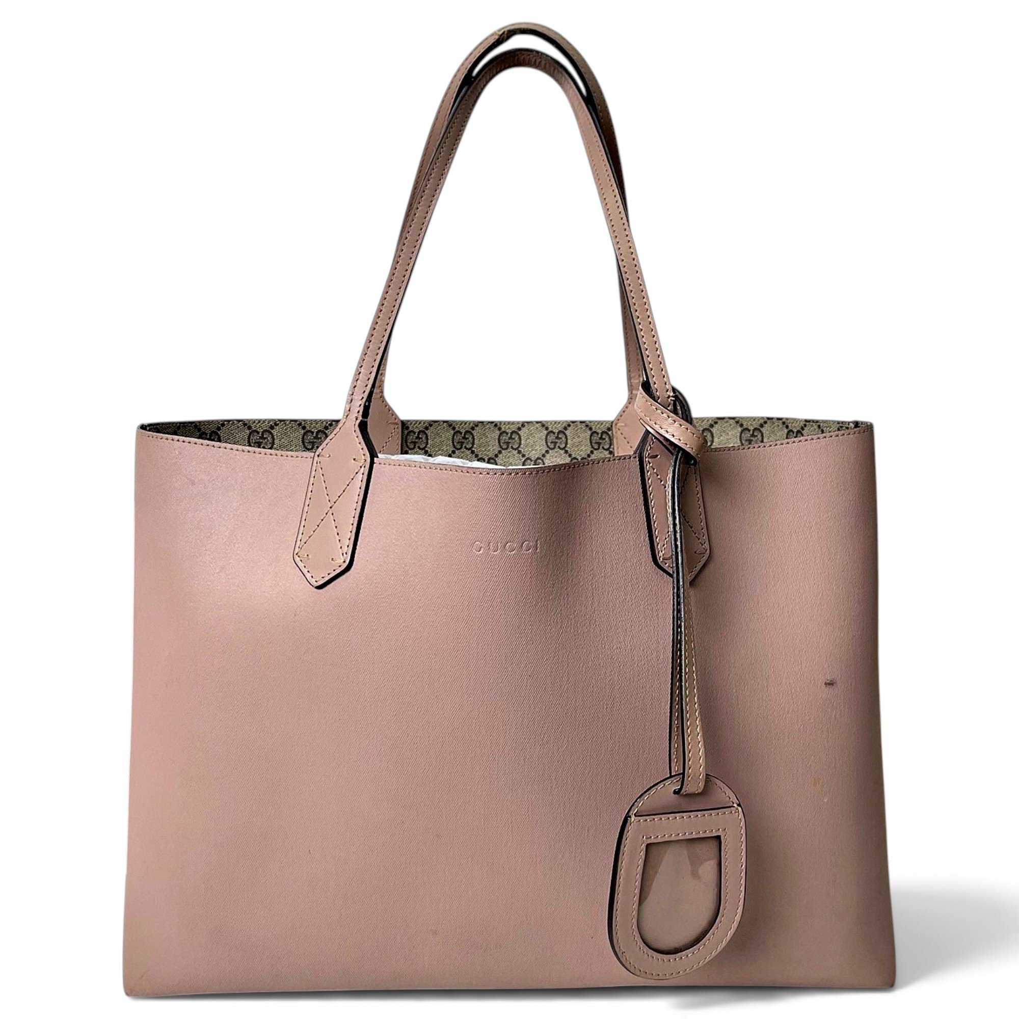 Leather tote