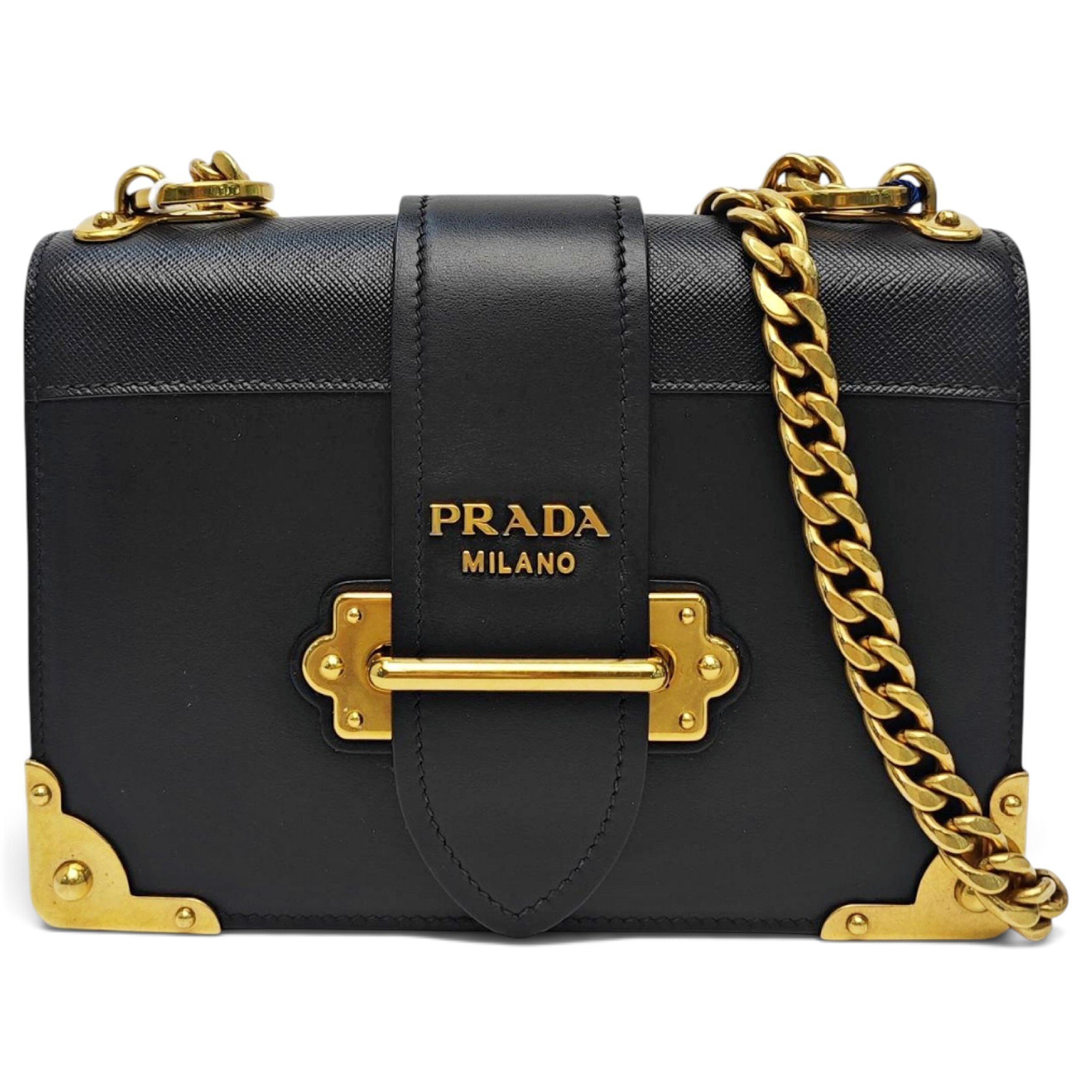Cahier leather handbag