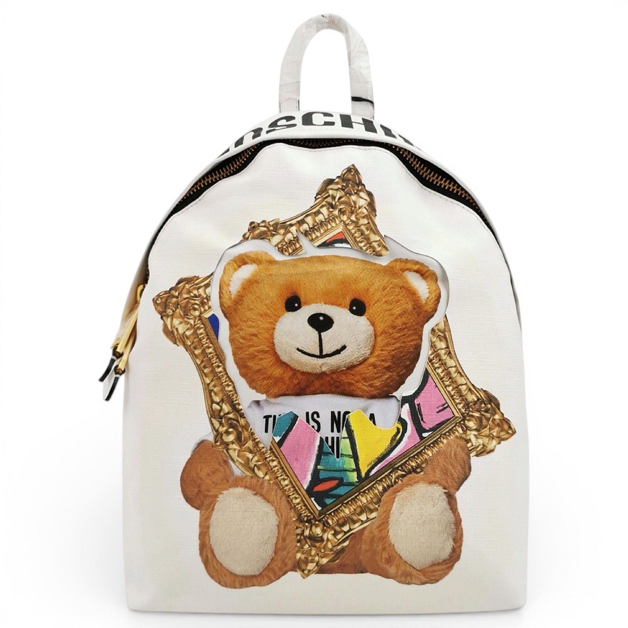 Leather backpack