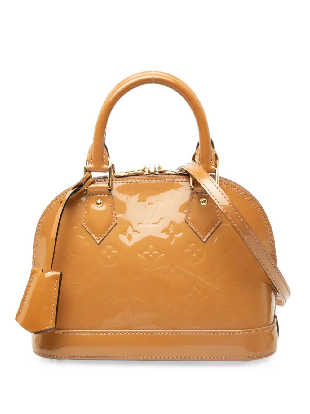 2013 Monogram Vernis Alma BB satchel