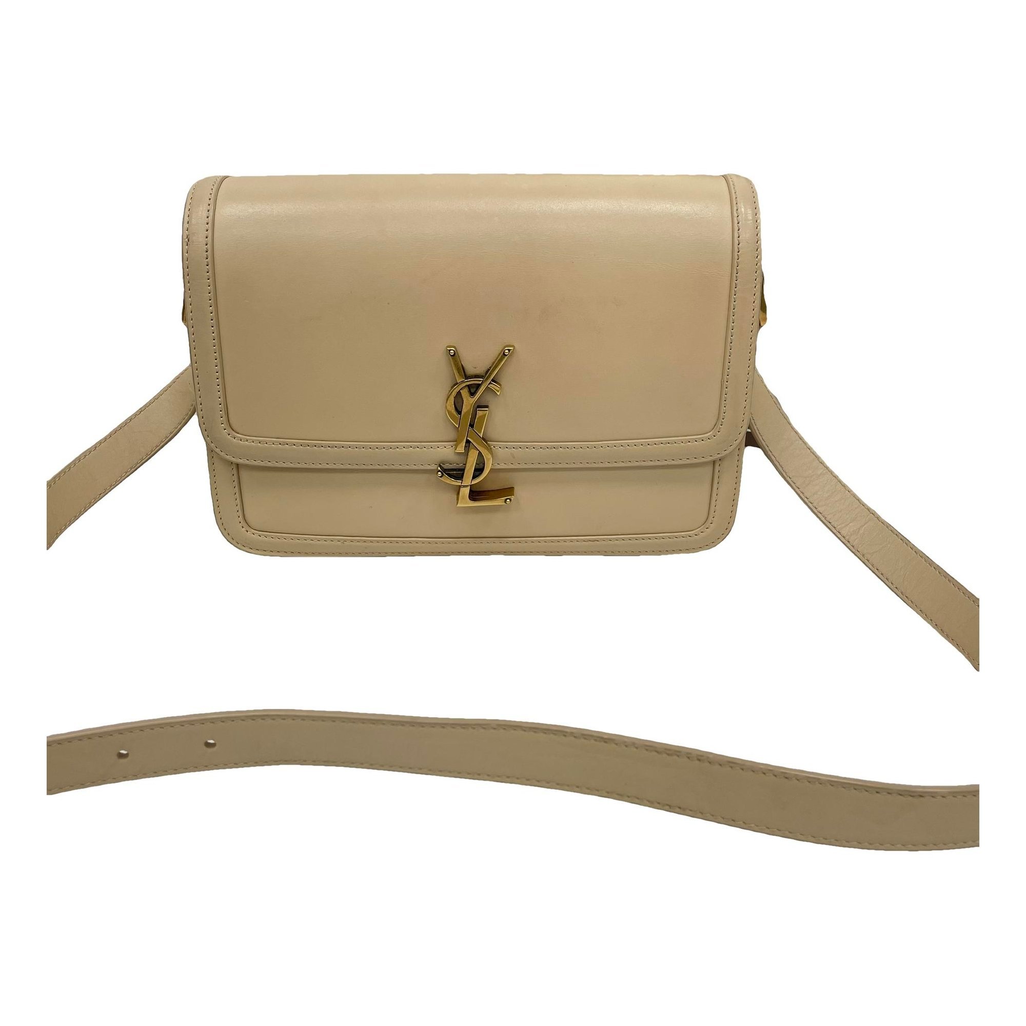 Solférino leather handbag