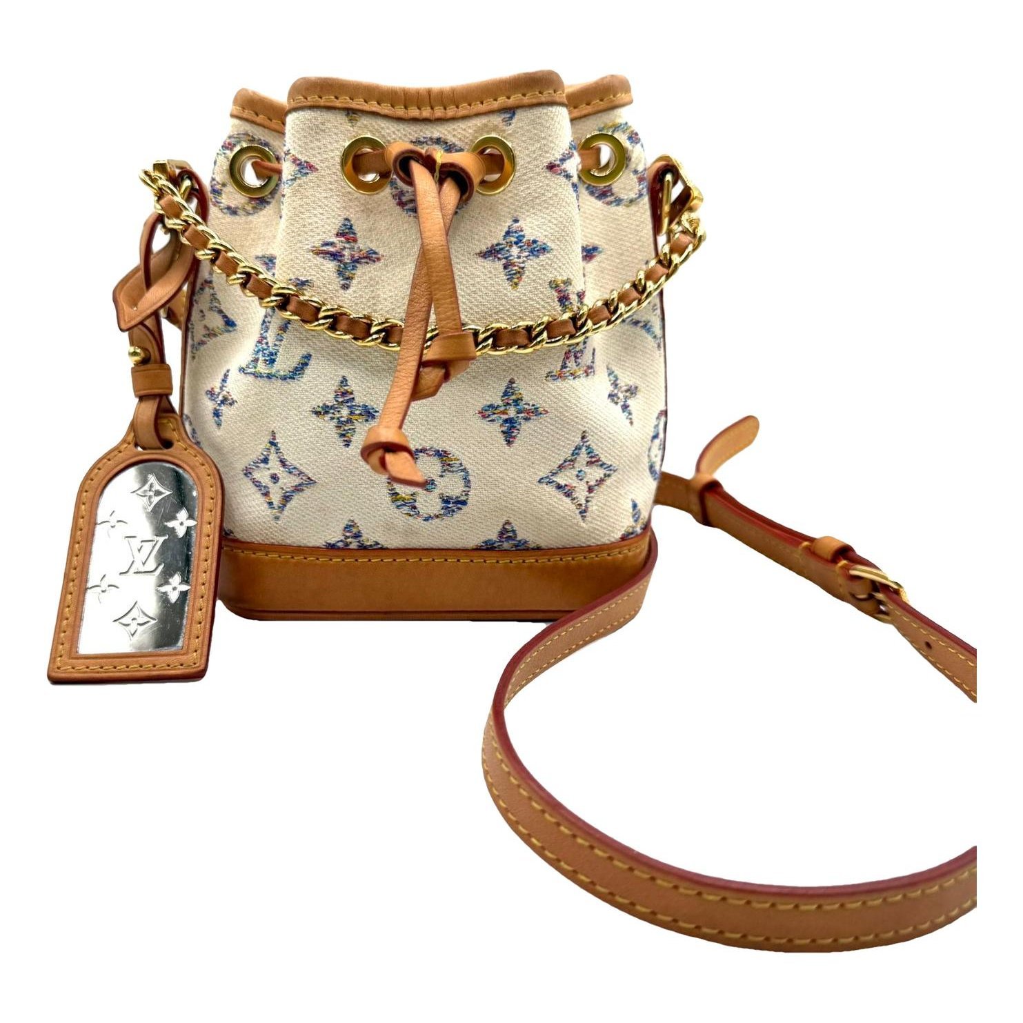 Louis Vuitton Nano Noé cloth handbag