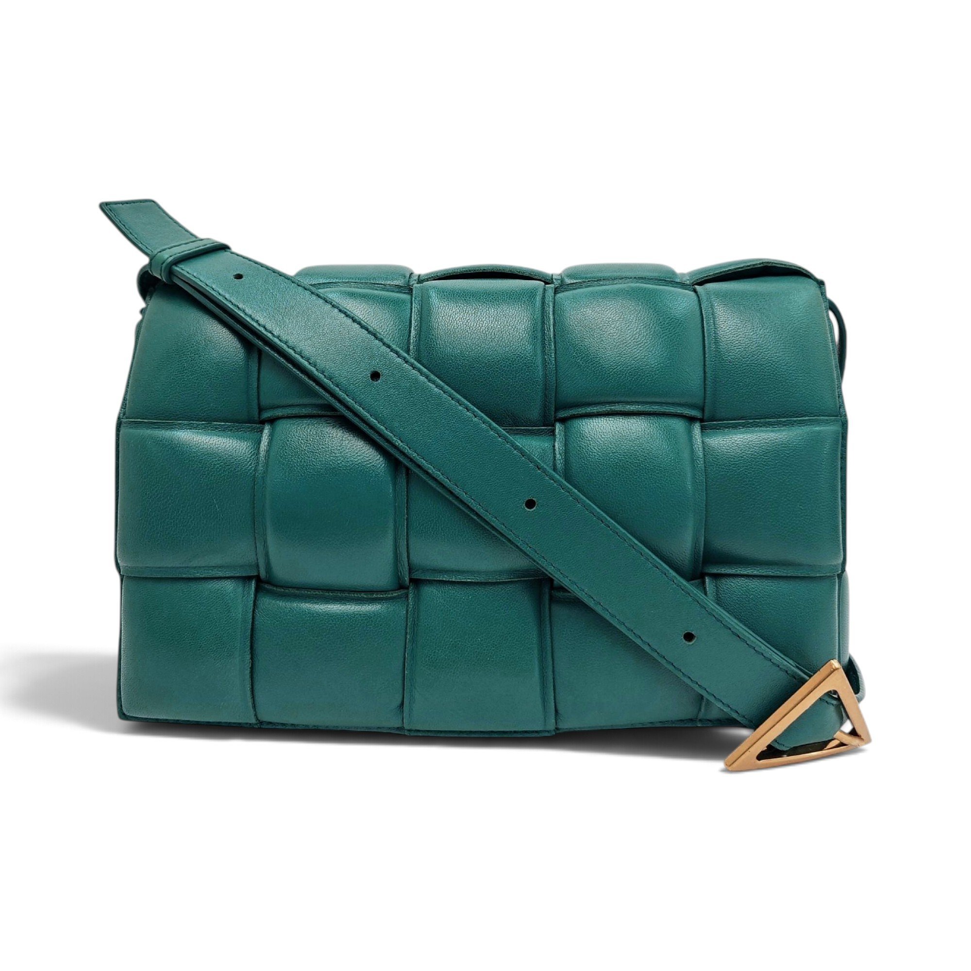 Cassette Padded leather handbag
