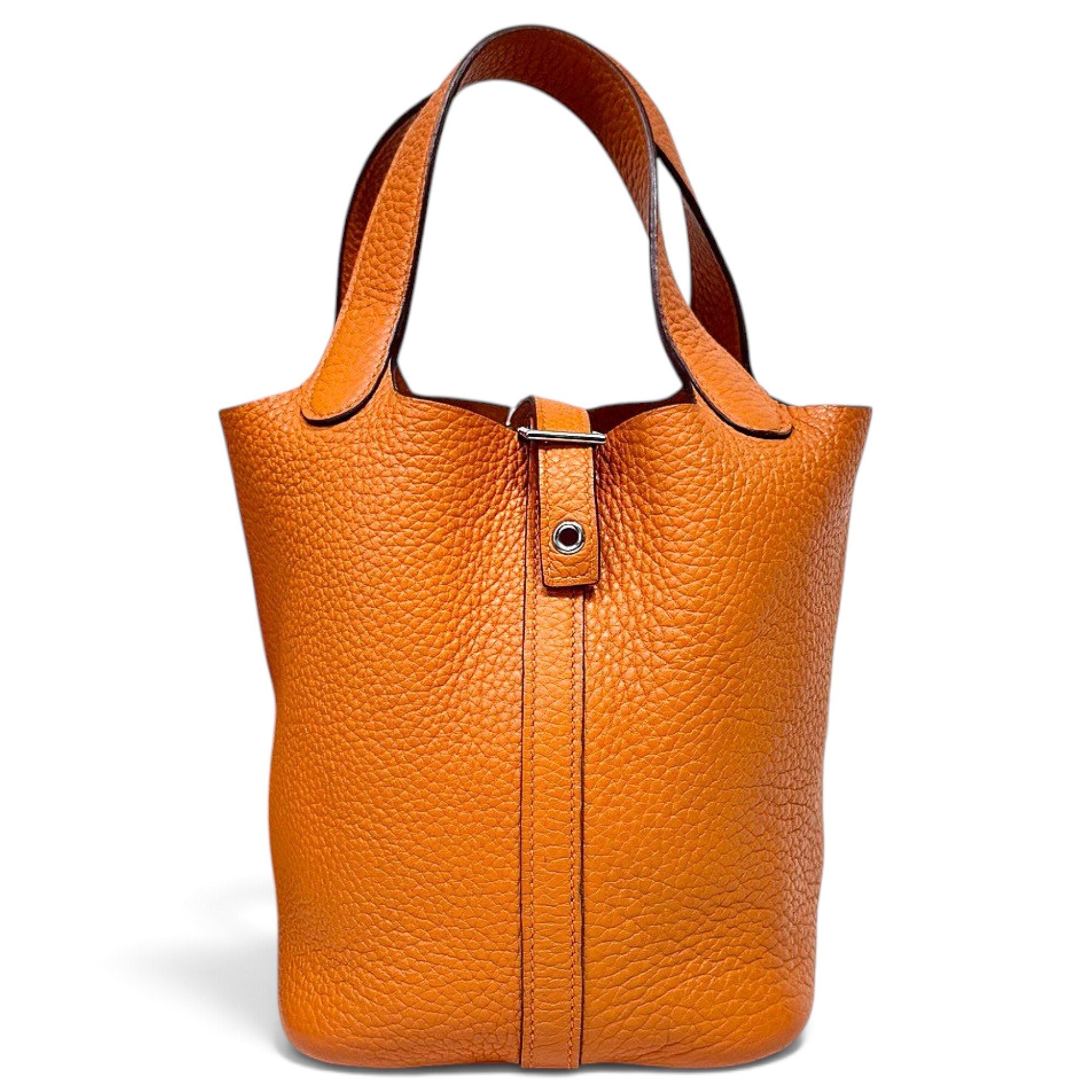Picotin leather handbag