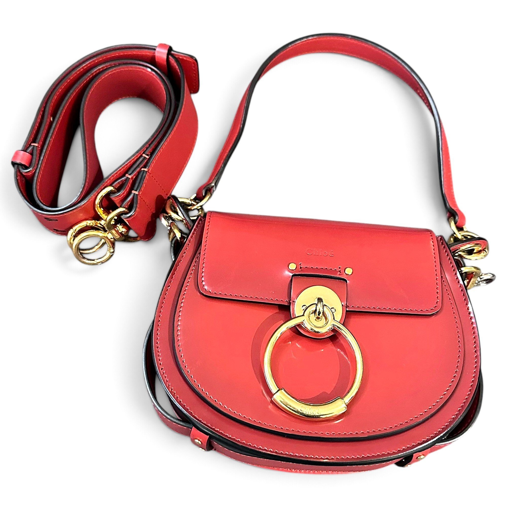 Tess leather handbag