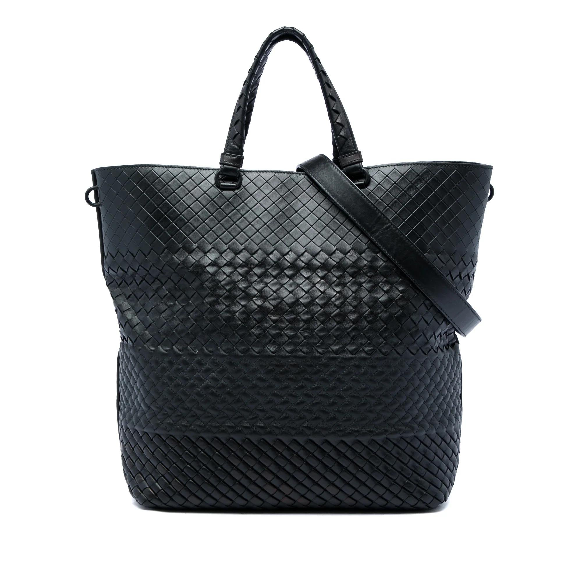 Leather tote