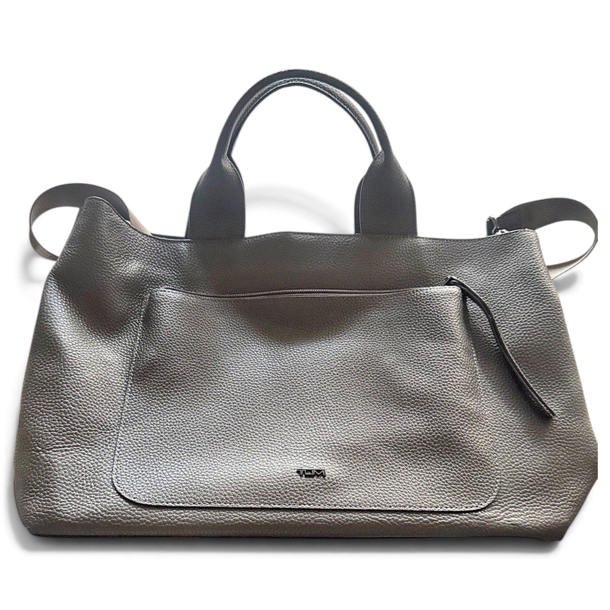 Leather tote