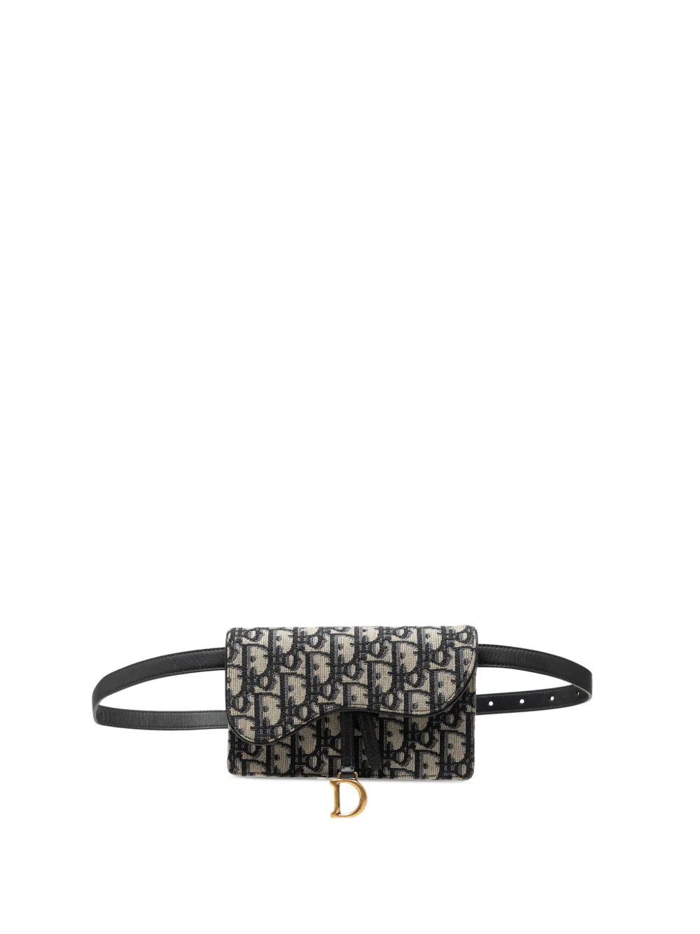 2020 Oblique Canvas Saddle belt bag