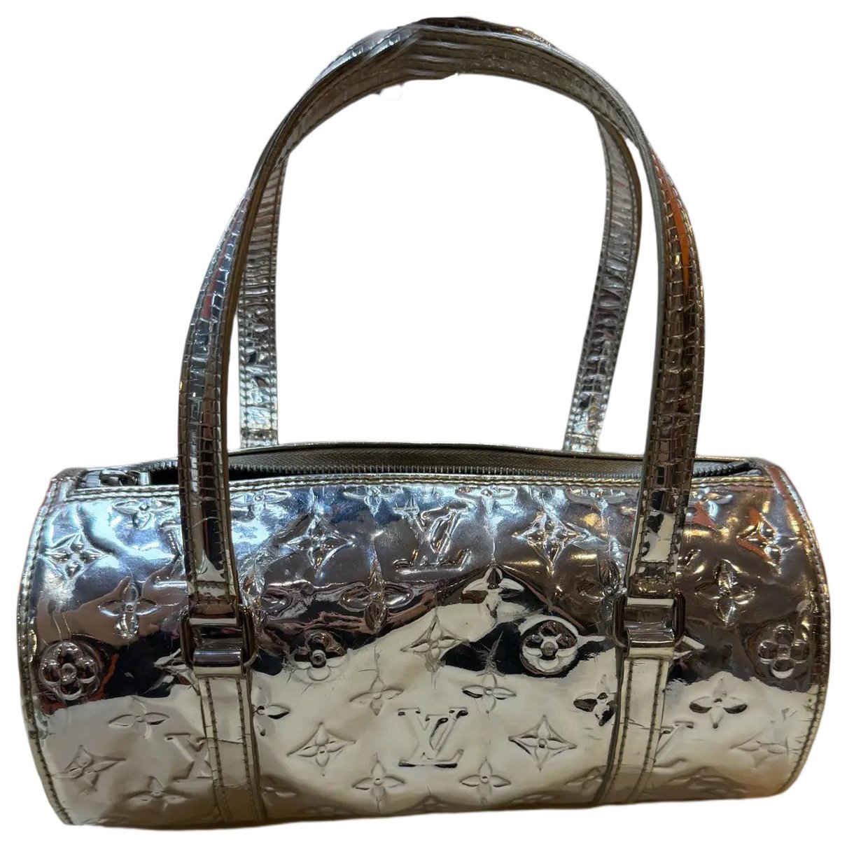 Papillon vinyl handbag