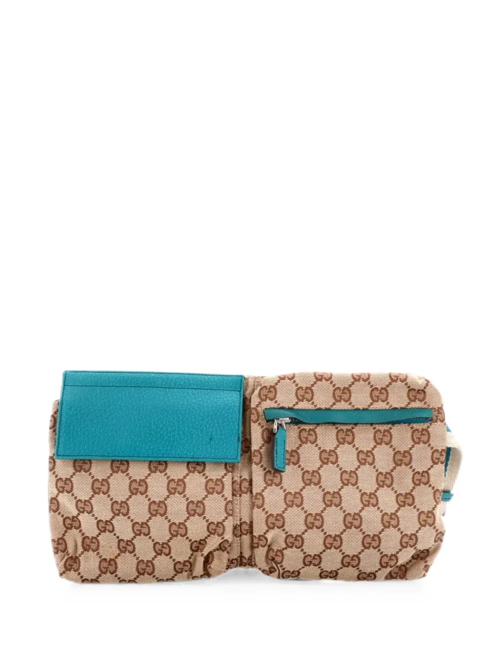Vintage Double GG Canvas with Leather belt bag