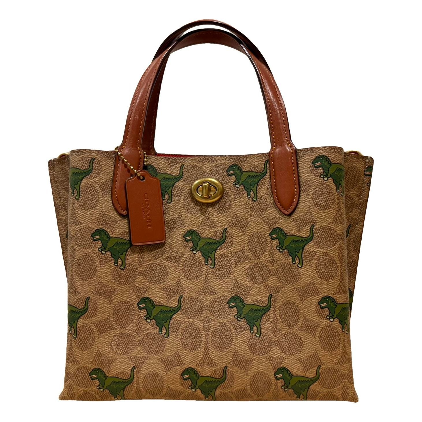 Vegan leather tote