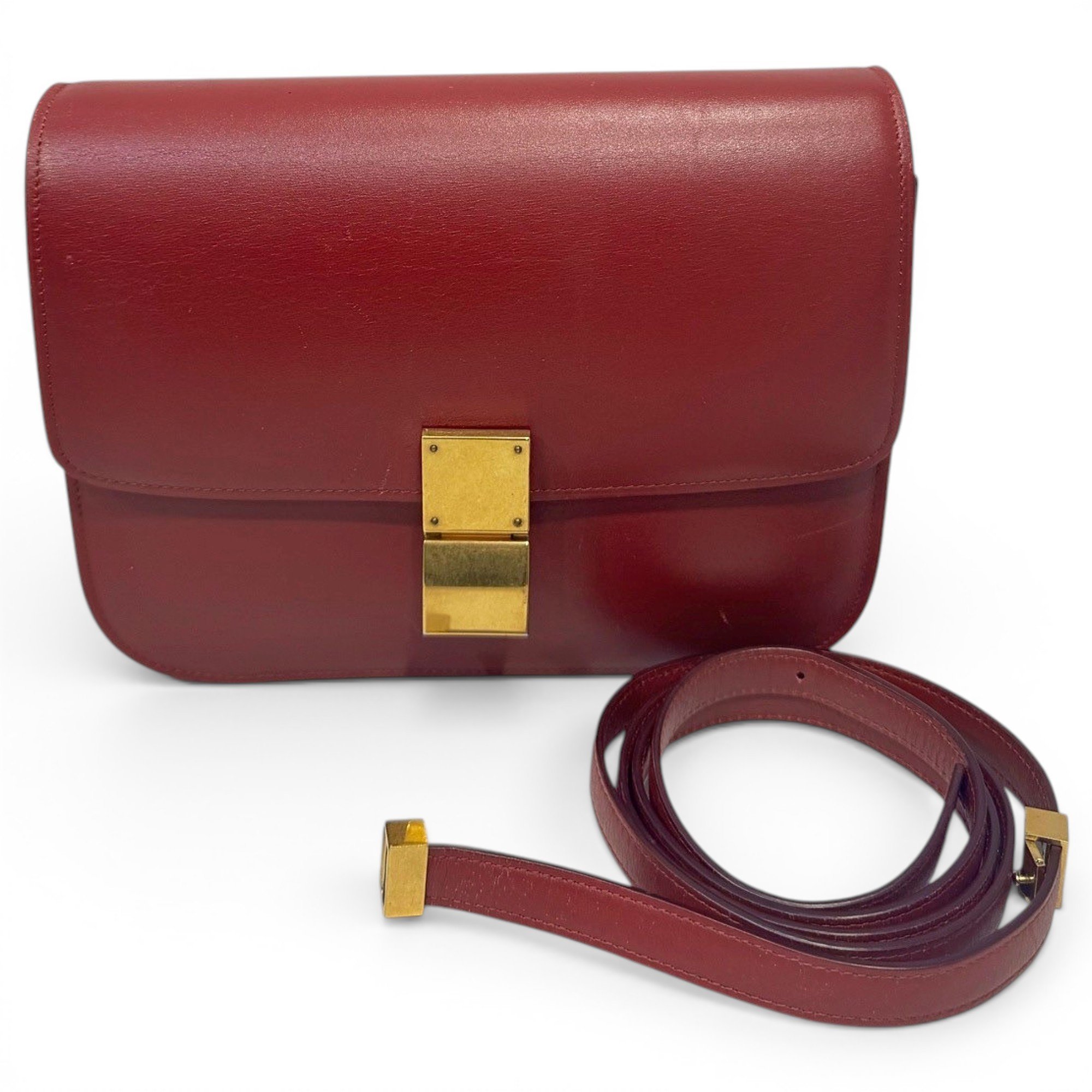 Classic leather handbag