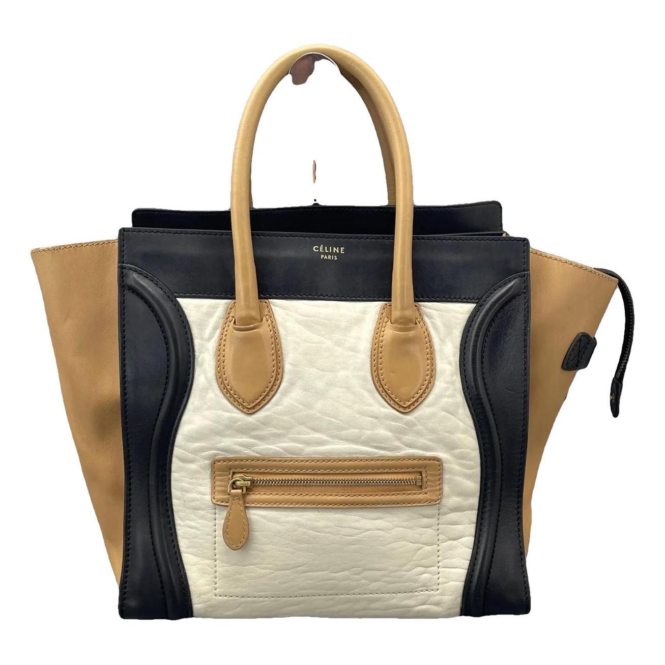 Luggage leather tote