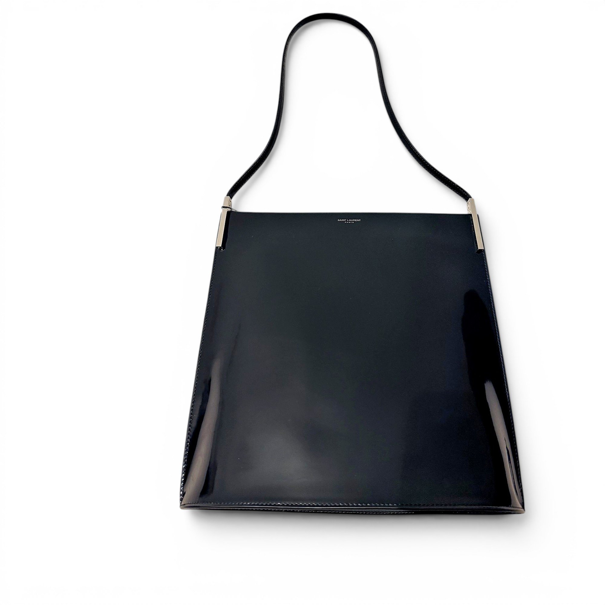 Patent leather handbag